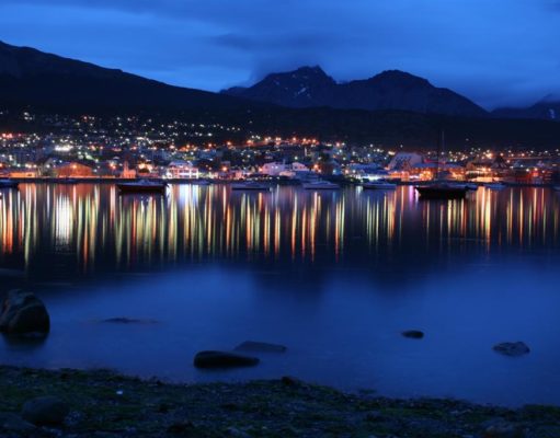 Luces en la noche austral