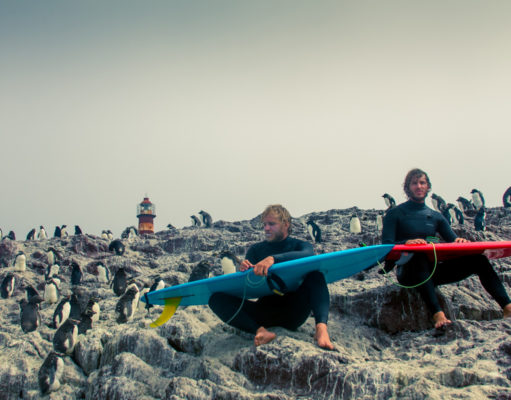 Gauchos del mar: postales de los reyes de las olas