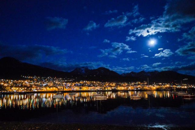 Superluna en Ushuaia