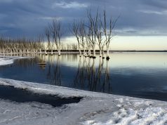 Epecuén en invierno conserva sus paisajes de película