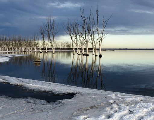 Epecuén en invierno conserva sus paisajes de película